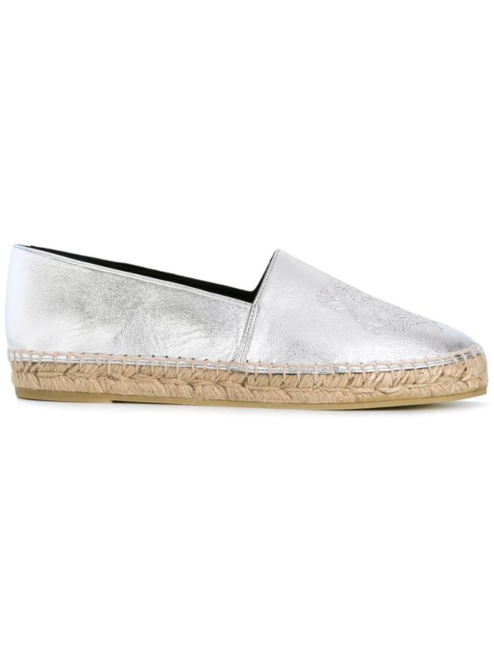 Kenzo Tiger Espadrilles - Metallic