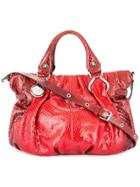 Céline Vintage Logos 2way Hand Bag - Red