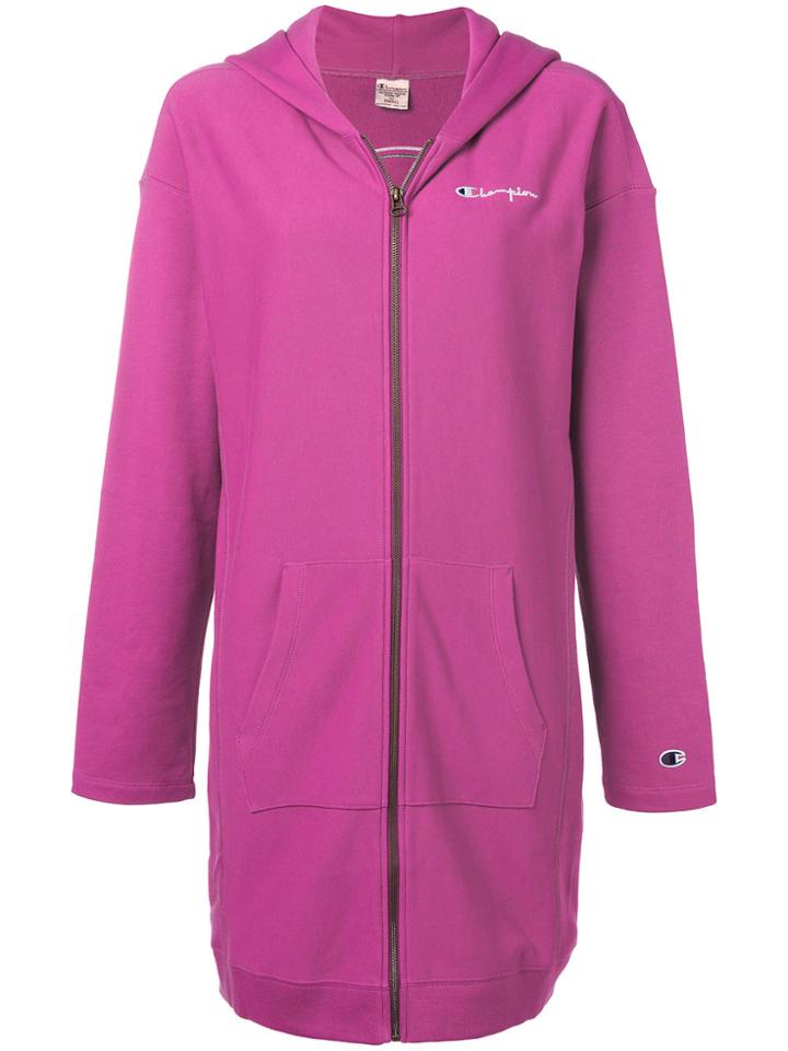 Champion Mid-length Hoodie - Pink & Purple