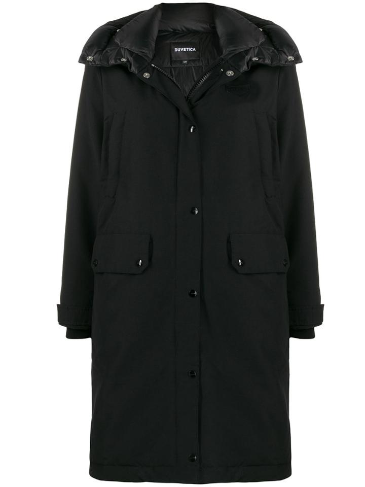 Duvetica Padded Hood Parka - Black