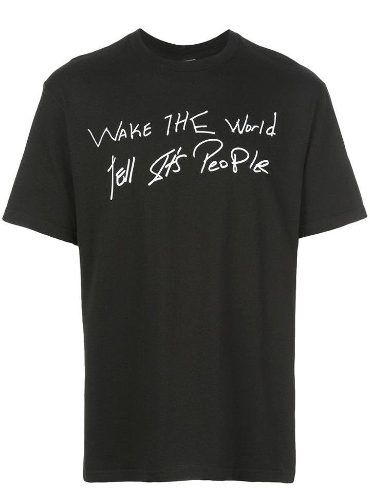 Supreme Buju Banton Wake The World T-shirt - Black