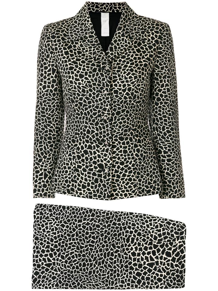Versace Vintage A-line Skirt Suit - Multicolour