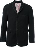 Thom Browne Buttoned Jacket, Men's, Size: 1, Black, Cotton/cupro/silk