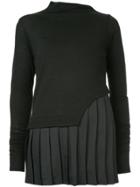 Taylor Pleat Detail Top - Black