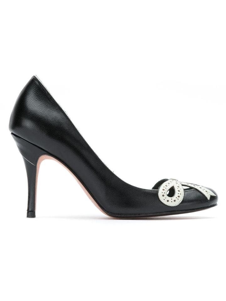 Sarah Chofakian Audrey Hepurn Pumps - Black