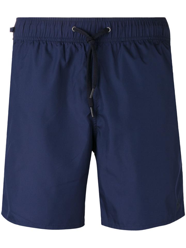 Z Zegna - Drawstring Swimming Shorts - Men - Polyamide/polyester/spandex/elastane - L, Blue, Polyamide/polyester/spandex/elastane