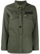 Zadig & Voltaire Embroidered Military Shirt - Green