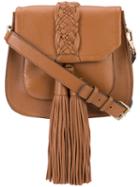 Rebecca Minkoff Tassel Detail Cross Body Bag, Women's, Brown, Leather