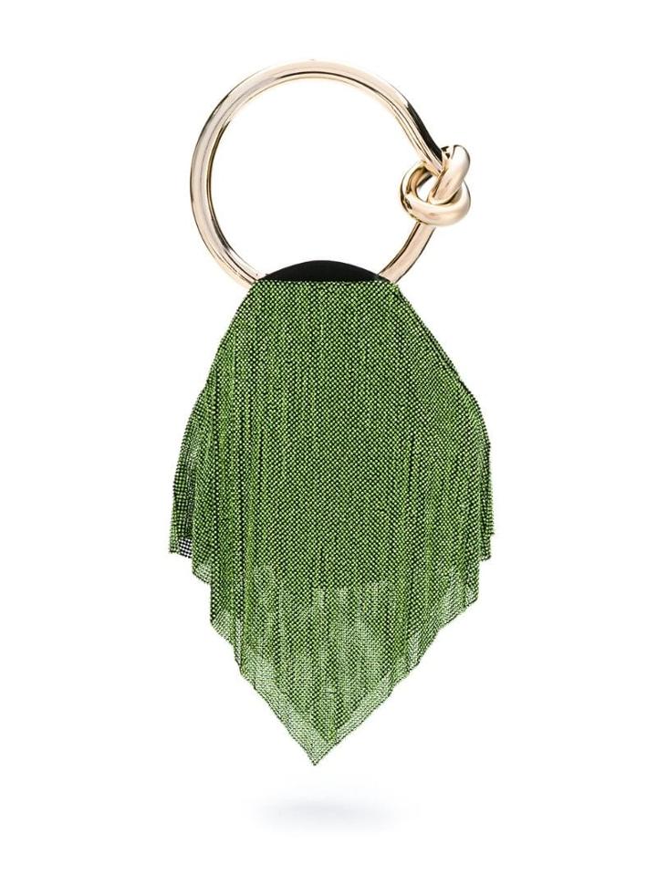 Benedetta Bruzziches Casper Cltuch Bag - Green