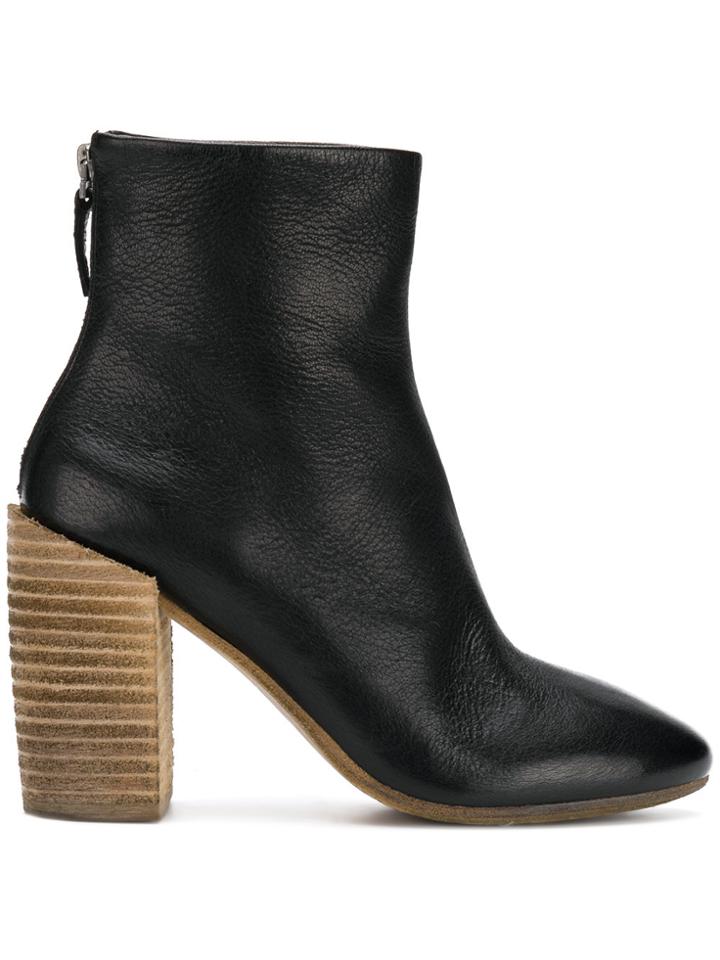 Marsèll Block Heel Ankle Boots - Black