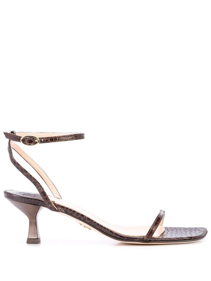 Brother Vellies Embossed Dandrige Sandals - Brown