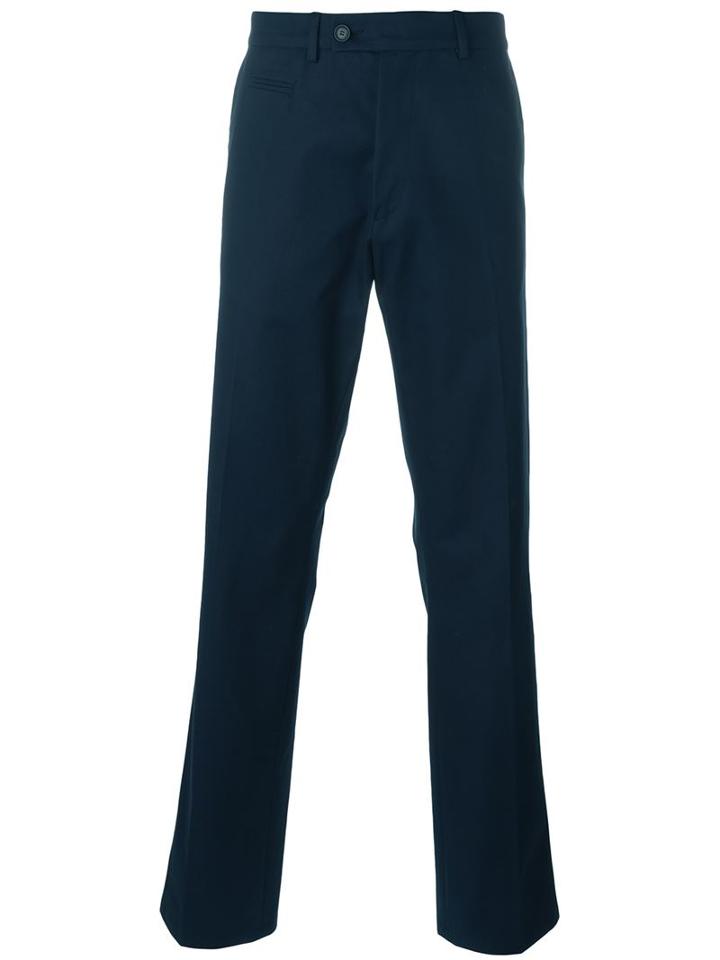 Société Anonyme Tailored Trousers, Adult Unisex, Size: Medium, Blue, Cotton