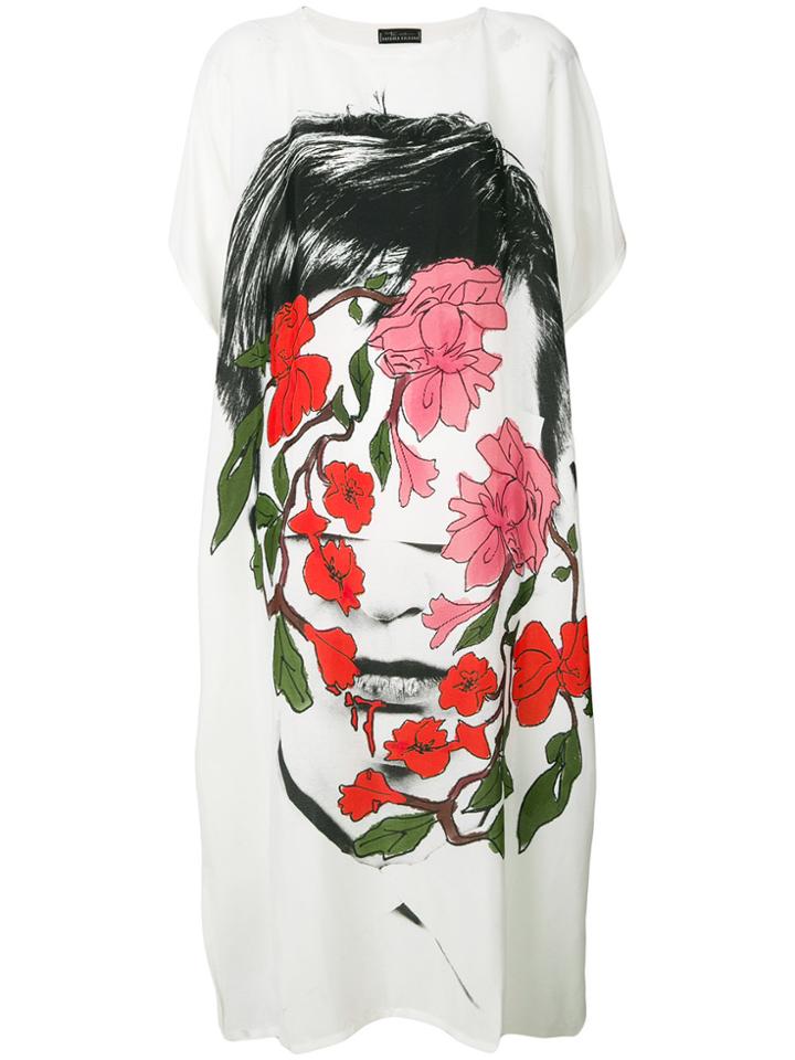 Barbara Bologna Graphic Print T-shirt Dress - White