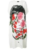 Barbara Bologna Graphic Print T-shirt Dress - White
