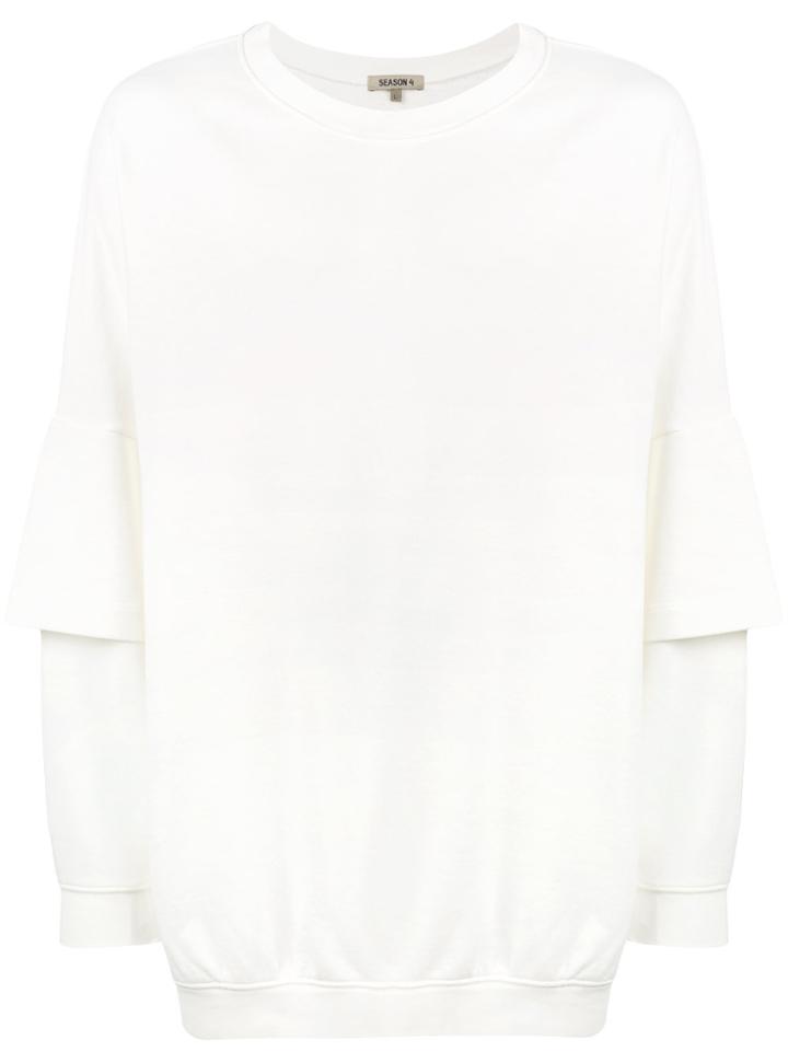 Yeezy Double Layer Sweatshirt - Nude & Neutrals