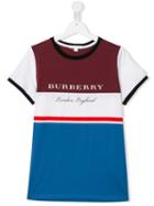 Burberry Kids Striped T-shirt, Boy's, Size: 14 Yrs