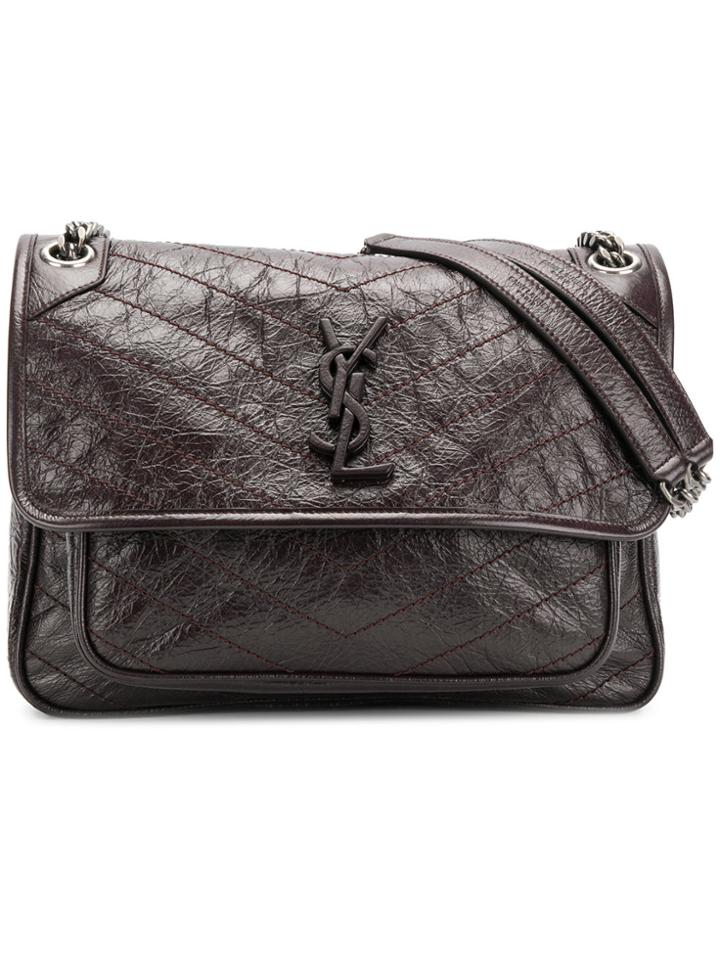 Saint Laurent Niki Shoulder Bag - Red