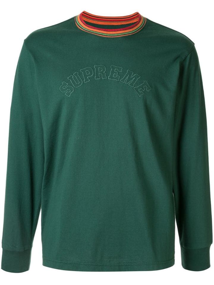 Supreme Striped Rib Top - Green