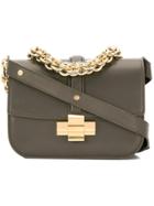 No21 Chain Detail Shoulder Bag - Green