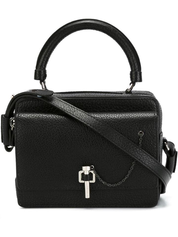 Carven Latch Detail Box Cross Body Bag