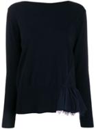 Twin-set Asymmetric Blouse - Blue