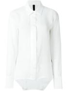 Ilaria Nistri Classic Shirt, Women's, Size: 44, White, Viscose/cotton/silk