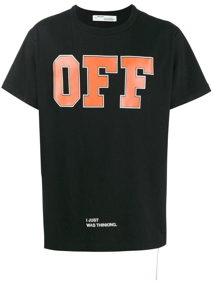 Off-white Off Printed T Shirt - Black