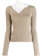 See By Chloé Slashed Turtleneck Sweater - White