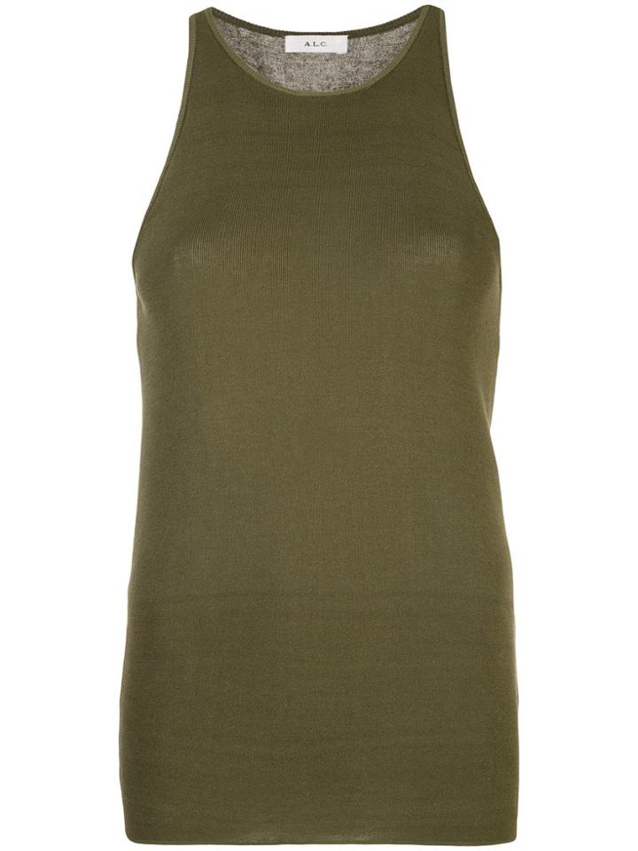 A.l.c. Racerback Tank Top - Green