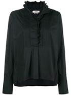 Isabel Marant Étoile Long Sleeve Pull-over Blouse - Black