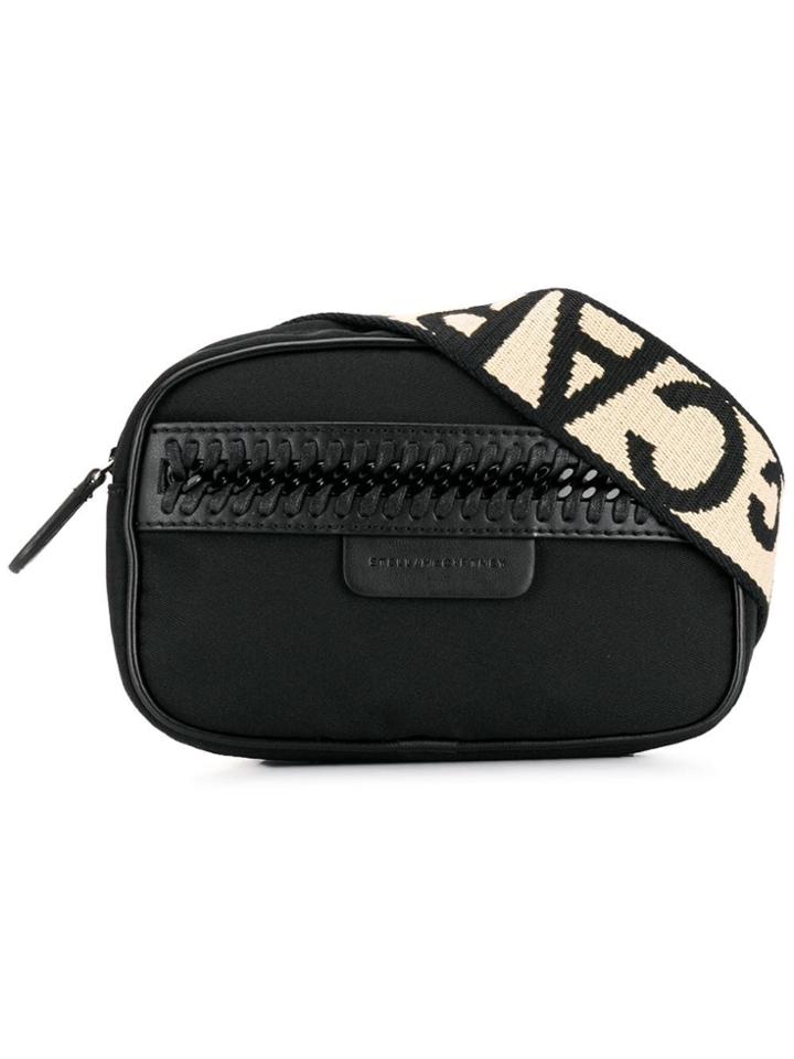 Stella Mccartney Logo Strap Belt Bag - Black