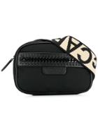 Stella Mccartney Logo Strap Belt Bag - Black