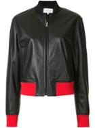 Ck Calvin Klein Contrast Trim Bomber Jacket - Black