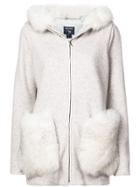 Woolrich Fur-trimmed Coat - Grey