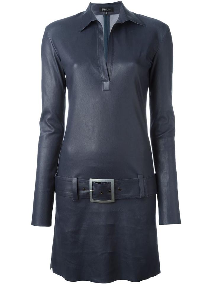 Jitrois Belted Fitted Dress