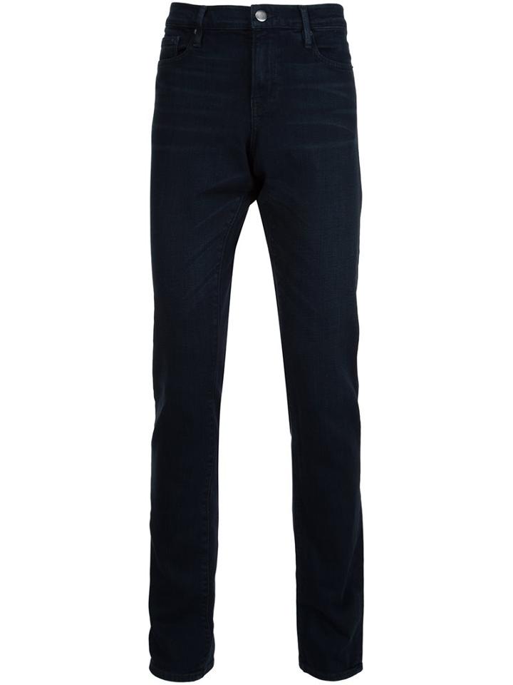 Frame Denim Slim Fit Jeans, Men's, Size: 29, Blue, Cotton/polyester/spandex/elastane