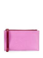Emilio Pucci Embossed Pucci Logo Envelope Clutch - Pink