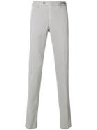 Pt01 Off Centre Button Chinos - Grey