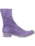 A Diciannoveventitre Slouched Boots - Pink & Purple