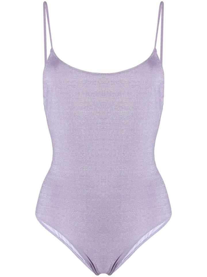Mc2 Saint Barth Cecille Glitter Swimsuit - Purple