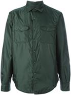 Aspesi Chest Pockets Shirt, Men's, Size: Small, Green, Polyamide/polyester
