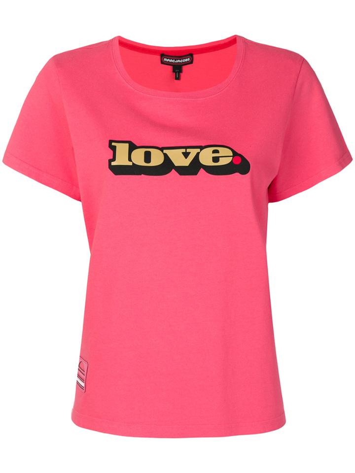 Marc Jacobs Love T-shirt - Pink & Purple