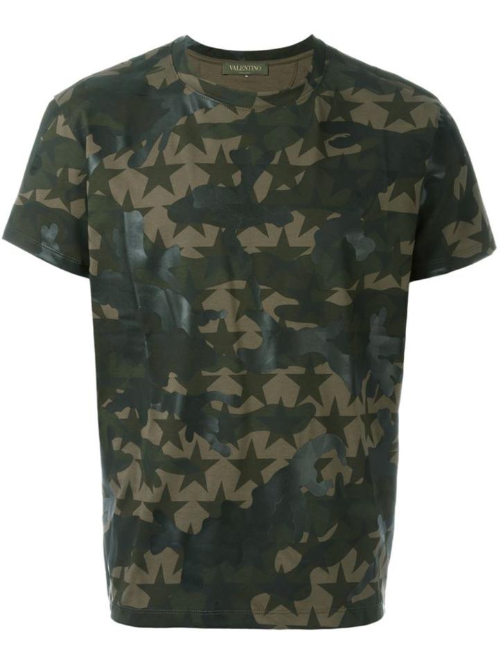 Valentino 'rockstud' T-shirt, Men's, Size: Small, Green, Cotton