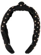 Lele Sadoughi Star Studded Headband - Black
