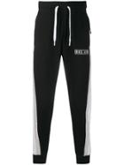 Nike Embroidered Logo Side-stripe Track Pants - Black