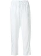 Ilaria Nistri Drawstring Waist Trousers - Blue