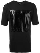 Helmut Lang Metallic Square T-shirt, Men's, Size: Medium, Black, Cotton/modal