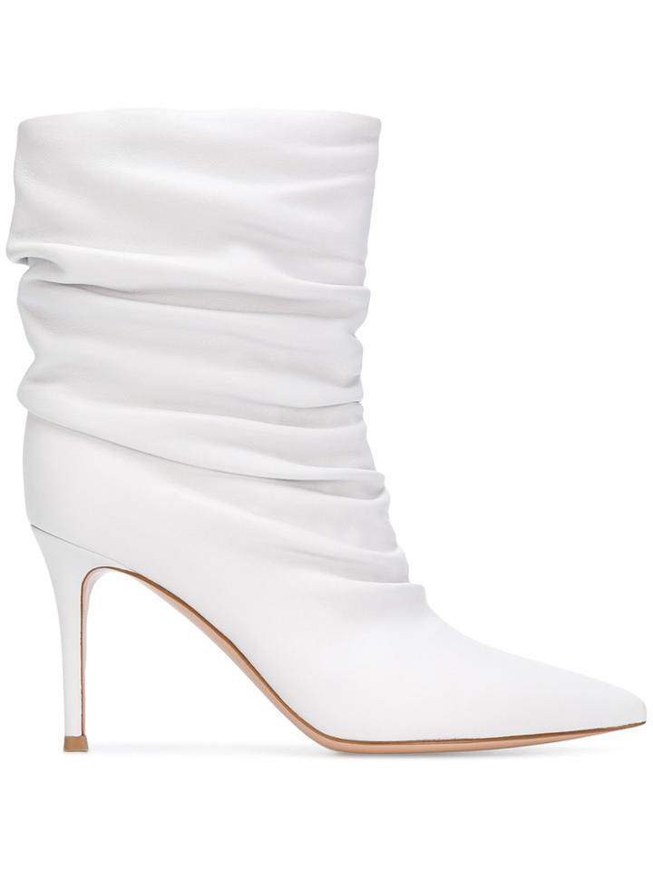 Gianvito Rossi Cecile Boots - White