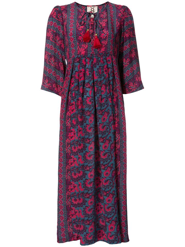 Figue - Aly Dress - Women - Silk - Xs, Pink/purple, Silk