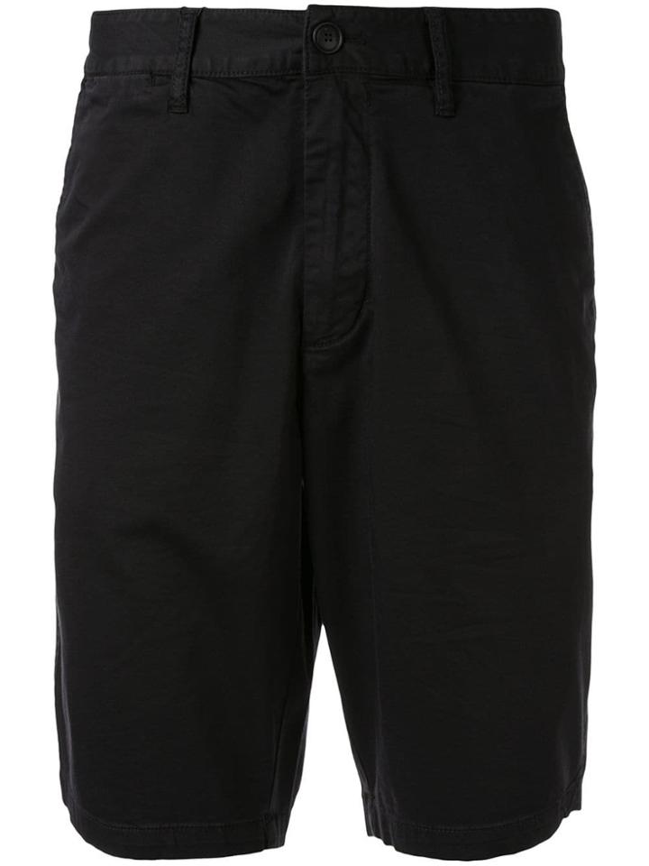 Emporio Armani Straight-cut Bermudas - Black